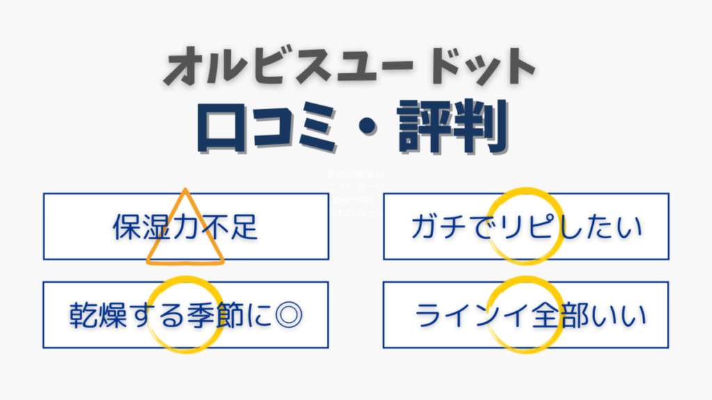 オルビスユードットを評価から特徴まで徹底解説