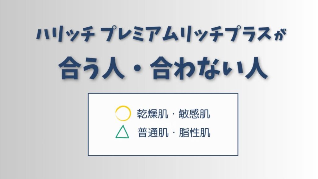 ハリッチプレミアムリッチプラスを特徴から相性まで徹底解説